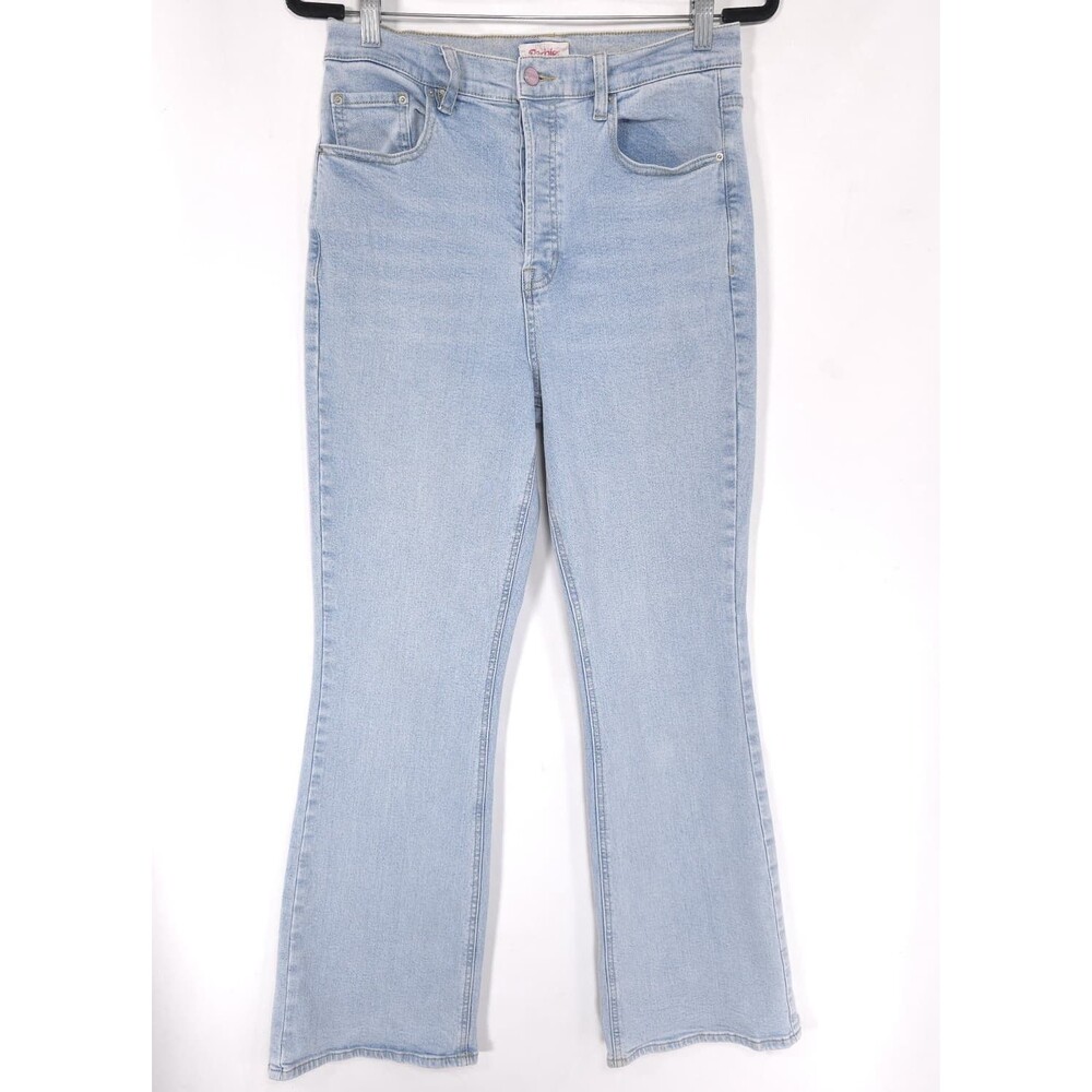 BARBIE Pacsun Women's Jeans Flare Stretch High Rise Bootcut‎ 29 Button Fly